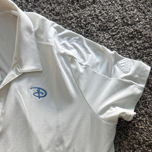 Adidas White Polo with Subtle Branding and Disney Tag - Picture 4 of 7